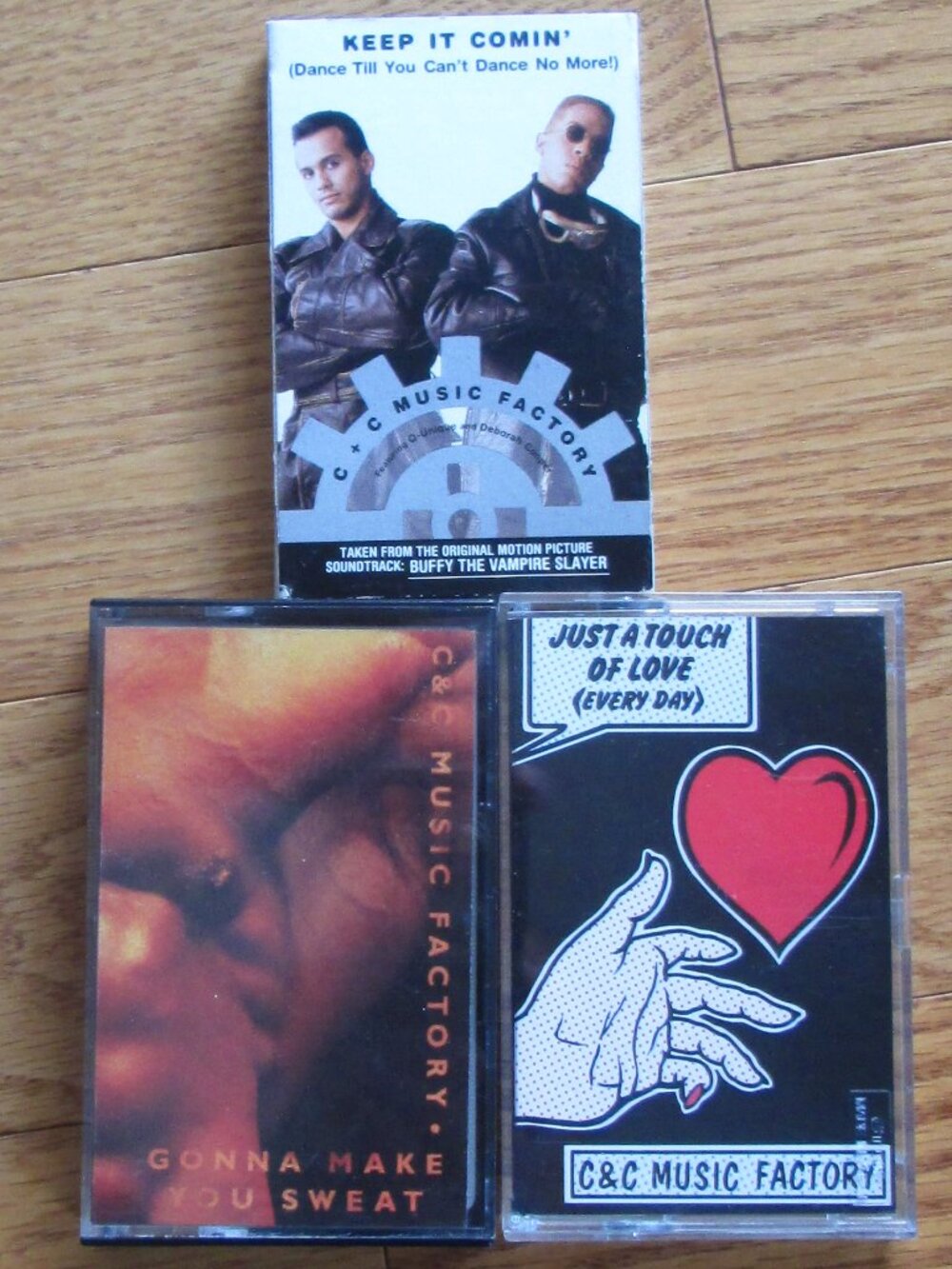C + C Music Factory 3 singles - Gonna Make You Sweat, Just A Touch Of Love, Keep